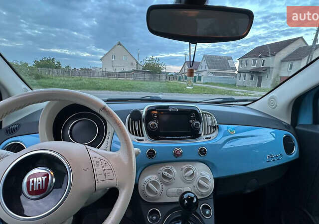 Синий Фиат 500, объемом двигателя 1.37 л и пробегом 105 тыс. км за 6500 $, фото 3 на Automoto.ua