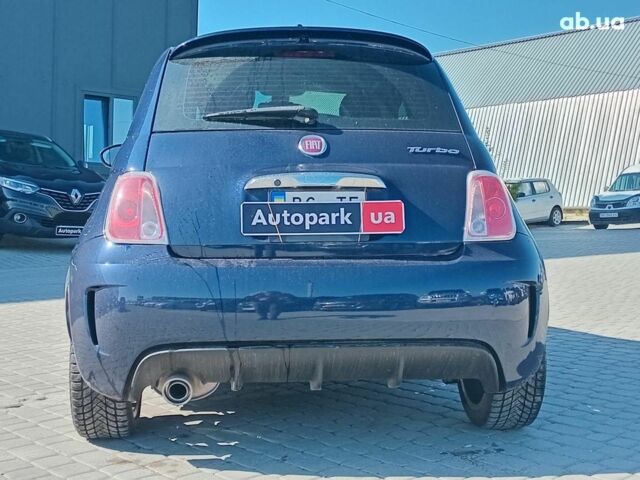 Синий Фиат 500, объемом двигателя 1.4 л и пробегом 21 тыс. км за 10990 $, фото 5 на Automoto.ua