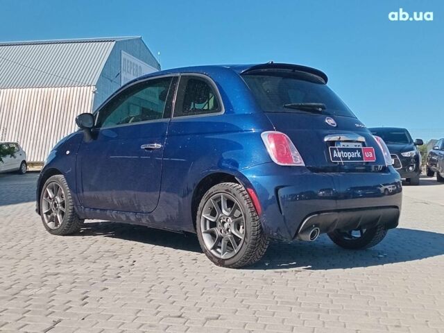 Синий Фиат 500, объемом двигателя 1.4 л и пробегом 21 тыс. км за 10990 $, фото 4 на Automoto.ua