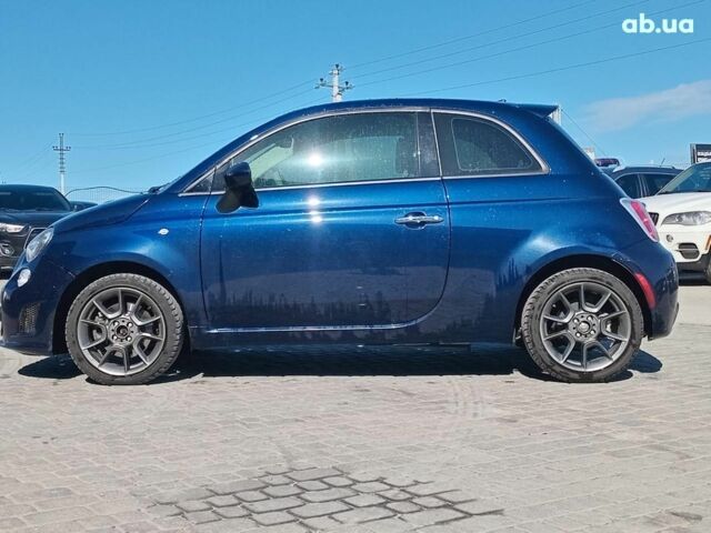 Синий Фиат 500, объемом двигателя 1.4 л и пробегом 21 тыс. км за 10990 $, фото 2 на Automoto.ua