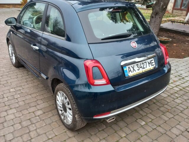 Синій Фіат 500, об'ємом двигуна 1.2 л та пробігом 6 тис. км за 14800 $, фото 2 на Automoto.ua