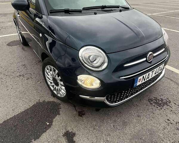 Синий Фиат 500, объемом двигателя 0.9 л и пробегом 33 тыс. км за 9216 $, фото 3 на Automoto.ua