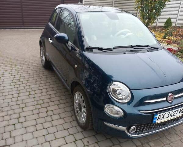 Синий Фиат 500, объемом двигателя 1.24 л и пробегом 6 тыс. км за 14800 $, фото 2 на Automoto.ua