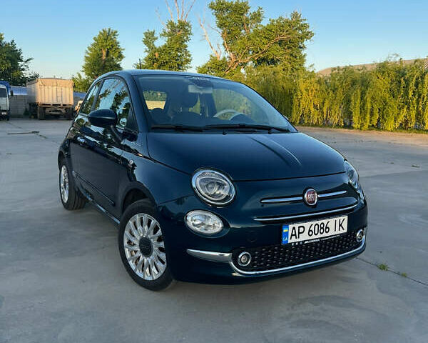 Синий Фиат 500, объемом двигателя 1.24 л и пробегом 15 тыс. км за 13200 $, фото 1 на Automoto.ua