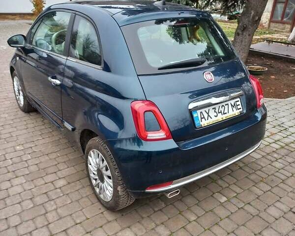 Синий Фиат 500, объемом двигателя 1.24 л и пробегом 6 тыс. км за 14800 $, фото 12 на Automoto.ua