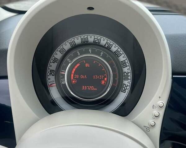 Синий Фиат 500, объемом двигателя 0.9 л и пробегом 33 тыс. км за 9216 $, фото 6 на Automoto.ua