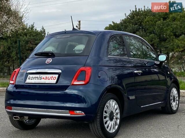 Синій Фіат 500, об'ємом двигуна 1.24 л та пробігом 38 тис. км за 12999 $, фото 7 на Automoto.ua