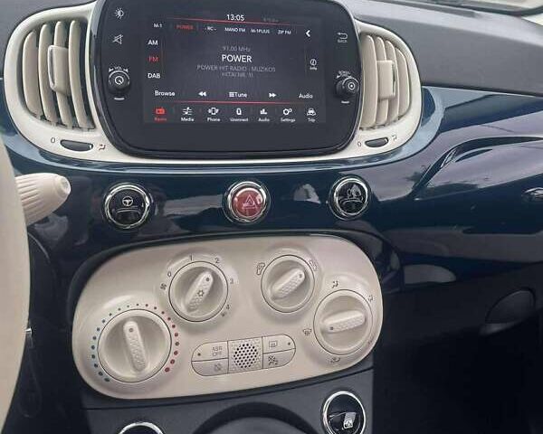 Синий Фиат 500, объемом двигателя 0.9 л и пробегом 33 тыс. км за 9200 $, фото 7 на Automoto.ua