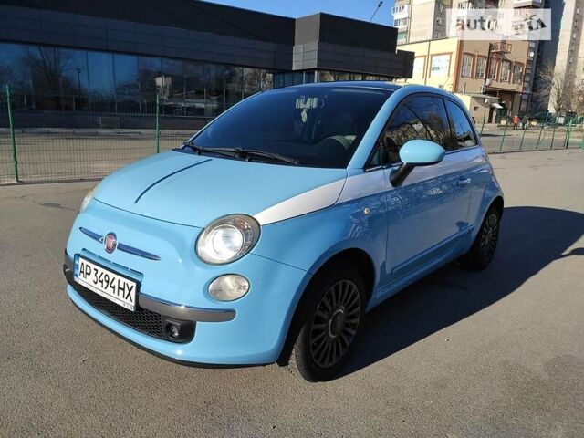 Синий Фиат 500, объемом двигателя 1.4 л и пробегом 145 тыс. км за 7700 $, фото 7 на Automoto.ua