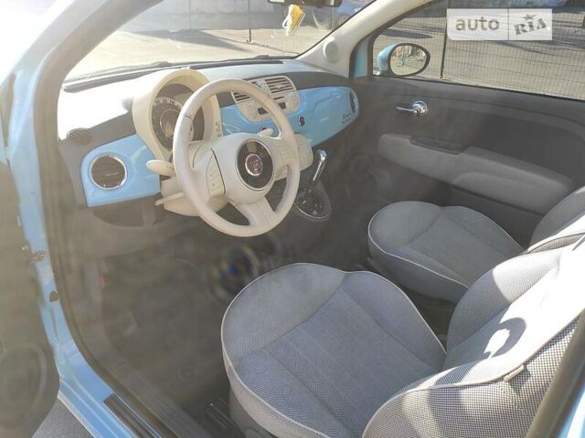 Синий Фиат 500, объемом двигателя 1.4 л и пробегом 145 тыс. км за 7700 $, фото 14 на Automoto.ua