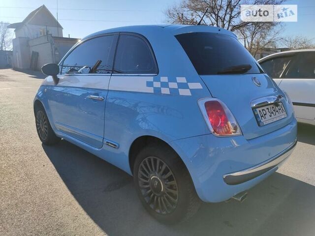 Синий Фиат 500, объемом двигателя 1.4 л и пробегом 145 тыс. км за 7700 $, фото 9 на Automoto.ua