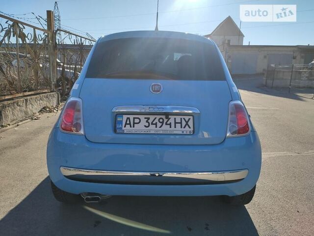 Синий Фиат 500, объемом двигателя 1.4 л и пробегом 145 тыс. км за 7700 $, фото 10 на Automoto.ua