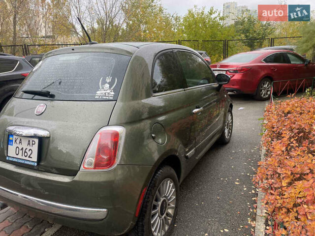 Зеленый Фиат 500, объемом двигателя 1.4 л и пробегом 137 тыс. км за 7200 $, фото 4 на Automoto.ua