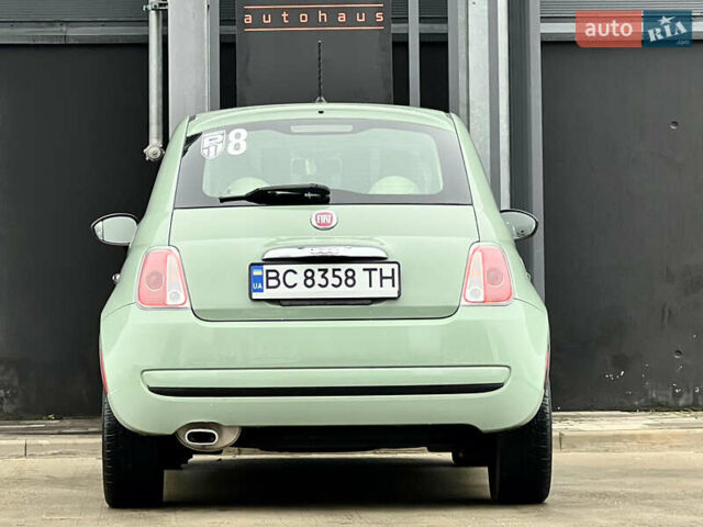 Зеленый Фиат 500, объемом двигателя 1.37 л и пробегом 91 тыс. км за 8100 $, фото 9 на Automoto.ua