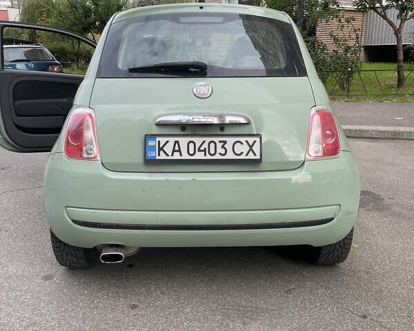 Зеленый Фиат 500, объемом двигателя 1.37 л и пробегом 192 тыс. км за 7500 $, фото 3 на Automoto.ua