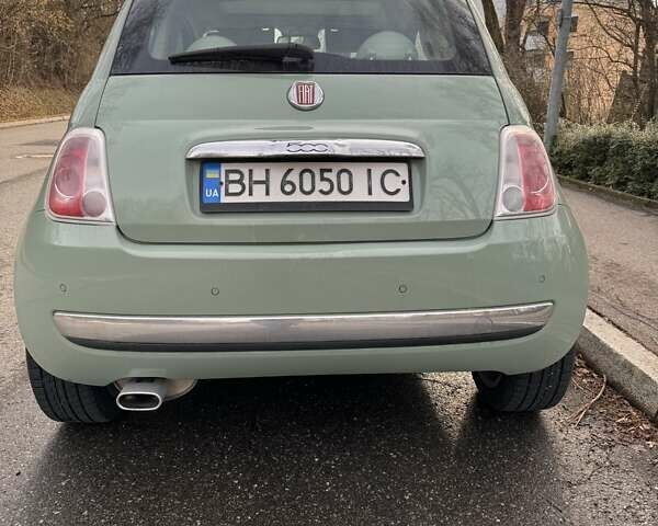 Зеленый Фиат 500, объемом двигателя 1.37 л и пробегом 104 тыс. км за 8550 $, фото 2 на Automoto.ua