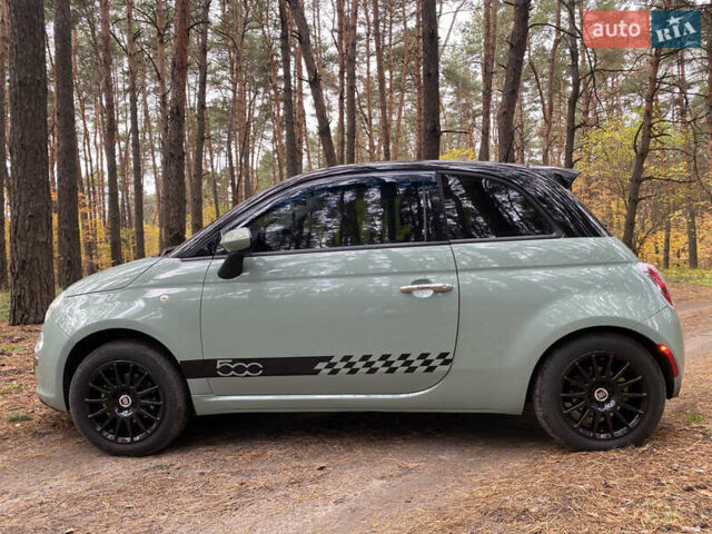 Зеленый Фиат 500, объемом двигателя 1.4 л и пробегом 95 тыс. км за 7000 $, фото 3 на Automoto.ua