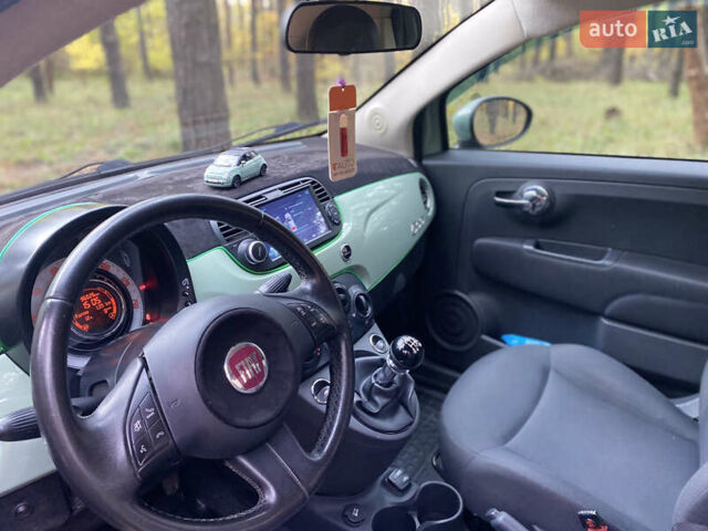 Зеленый Фиат 500, объемом двигателя 1.4 л и пробегом 95 тыс. км за 7000 $, фото 6 на Automoto.ua