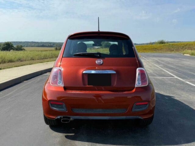 Оранжевый Фиат 500, объемом двигателя 1.4 л и пробегом 76 тыс. км за 6000 $, фото 5 на Automoto.ua