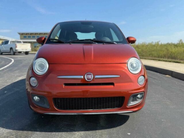 Оранжевый Фиат 500, объемом двигателя 1.4 л и пробегом 76 тыс. км за 6000 $, фото 1 на Automoto.ua