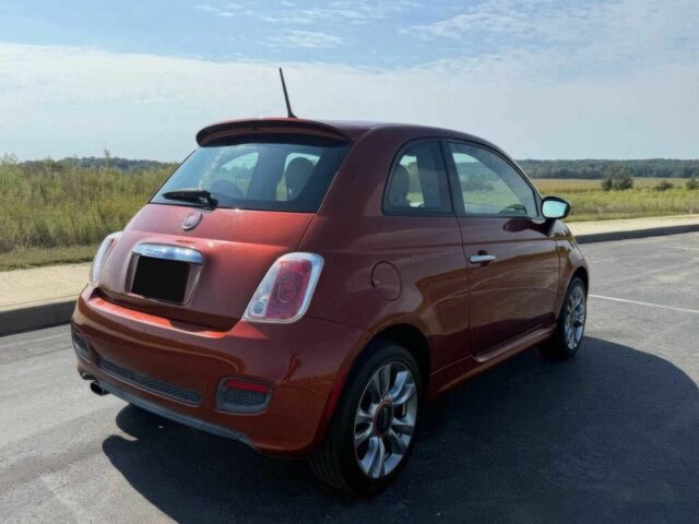 Оранжевый Фиат 500, объемом двигателя 1.4 л и пробегом 76 тыс. км за 6000 $, фото 6 на Automoto.ua