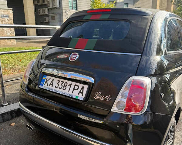 Чорний Фіат 500C, об'ємом двигуна 0.9 л та пробігом 76 тис. км за 7700 $, фото 4 на Automoto.ua