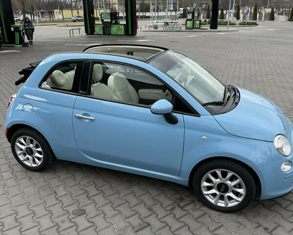 Синий Фиат 500C, объемом двигателя 1.4 л и пробегом 39 тыс. км за 10500 $, фото 7 на Automoto.ua
