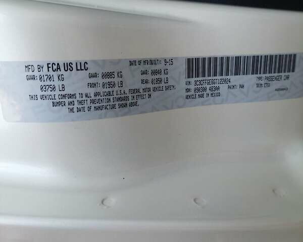 Белый Фиат 500e, объемом двигателя 0 л и пробегом 68 тыс. км за 6300 $, фото 6 на Automoto.ua