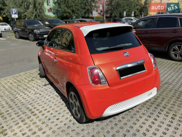 Красный Фиат 500e, объемом двигателя 0 л и пробегом 43 тыс. км за 7200 $, фото 7 на Automoto.ua