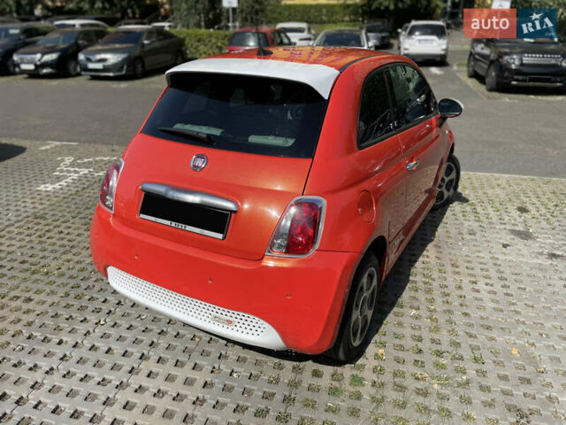 Красный Фиат 500e, объемом двигателя 0 л и пробегом 43 тыс. км за 7200 $, фото 5 на Automoto.ua