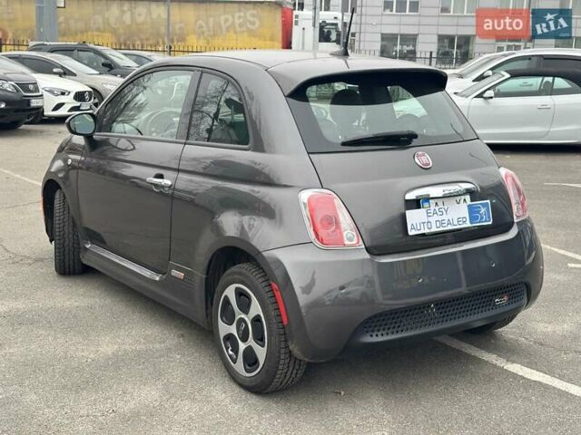 Серый Фиат 500e, объемом двигателя 0 л и пробегом 54 тыс. км за 7490 $, фото 7 на Automoto.ua