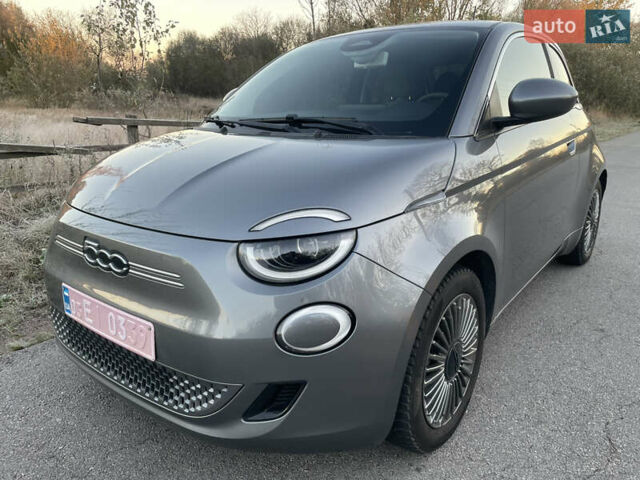 Сірий Фіат 500e, об'ємом двигуна 0 л та пробігом 34 тис. км за 14800 $, фото 2 на Automoto.ua