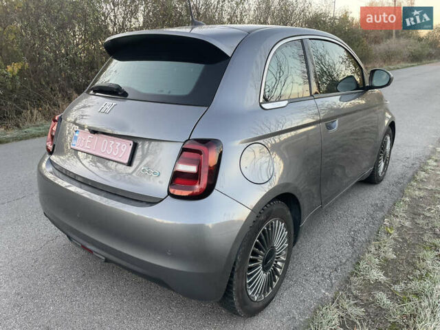 Сірий Фіат 500e, об'ємом двигуна 0 л та пробігом 34 тис. км за 14800 $, фото 7 на Automoto.ua