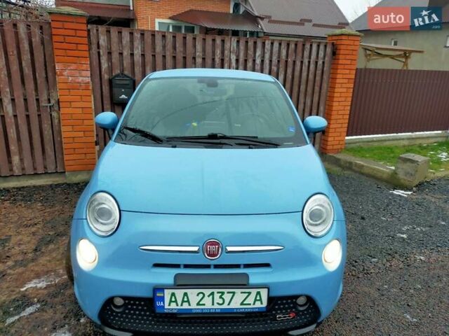 Синий Фиат 500e, объемом двигателя 0 л и пробегом 61 тыс. км за 9500 $, фото 1 на Automoto.ua