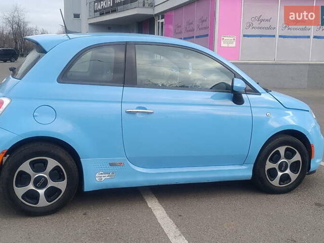 Синий Фиат 500e, объемом двигателя 0 л и пробегом 108 тыс. км за 6800 $, фото 1 на Automoto.ua