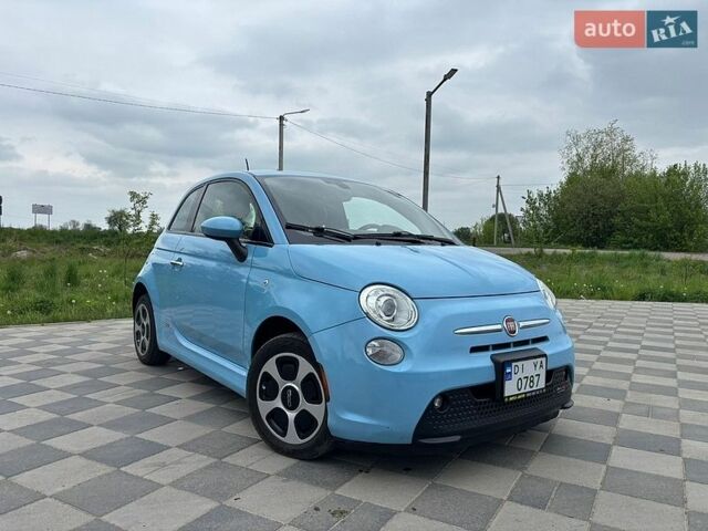 Синий Фиат 500e, объемом двигателя 0.08 л и пробегом 102 тыс. км за 7399 $, фото 1 на Automoto.ua