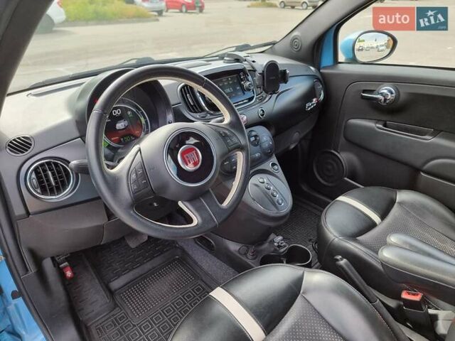 Синий Фиат 500e, объемом двигателя 0 л и пробегом 57 тыс. км за 7250 $, фото 11 на Automoto.ua