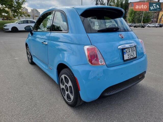 Синий Фиат 500e, объемом двигателя 0 л и пробегом 57 тыс. км за 7250 $, фото 10 на Automoto.ua