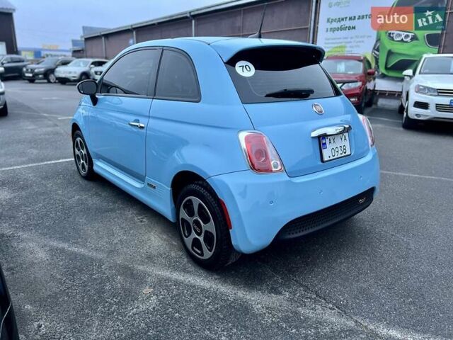 Синій Фіат 500e, об'ємом двигуна 0 л та пробігом 104 тис. км за 7700 $, фото 3 на Automoto.ua