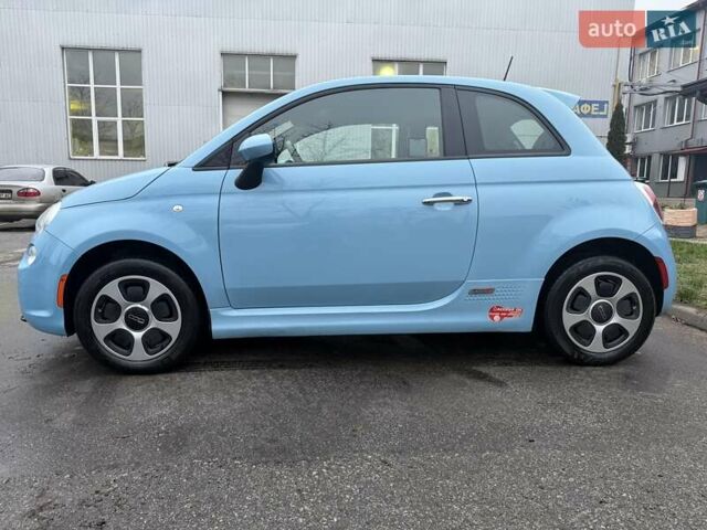 Синій Фіат 500e, об'ємом двигуна 0 л та пробігом 96 тис. км за 6600 $, фото 1 на Automoto.ua