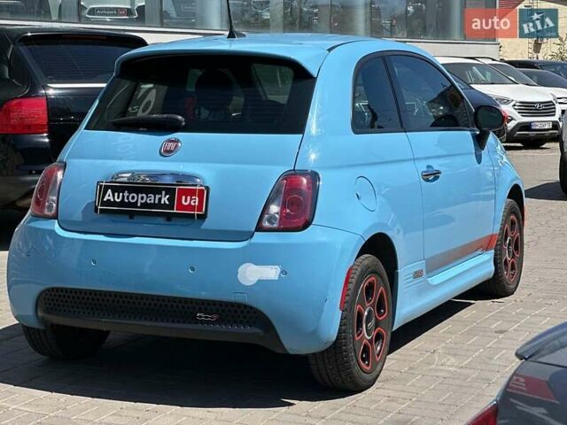 Синий Фиат 500e, объемом двигателя 0 л и пробегом 72 тыс. км за 8590 $, фото 3 на Automoto.ua