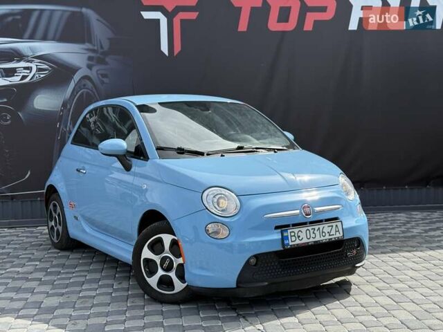 Синий Фиат 500e, объемом двигателя 0 л и пробегом 63 тыс. км за 8650 $, фото 5 на Automoto.ua