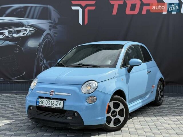 Синий Фиат 500e, объемом двигателя 0 л и пробегом 63 тыс. км за 8650 $, фото 3 на Automoto.ua