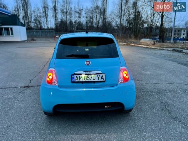 Синий Фиат 500e, объемом двигателя 0 л и пробегом 106 тыс. км за 8500 $, фото 4 на Automoto.ua