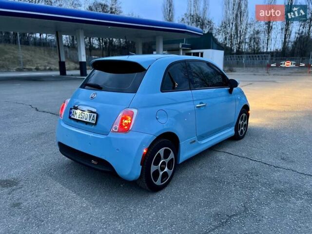 Синий Фиат 500e, объемом двигателя 0 л и пробегом 106 тыс. км за 7999 $, фото 16 на Automoto.ua