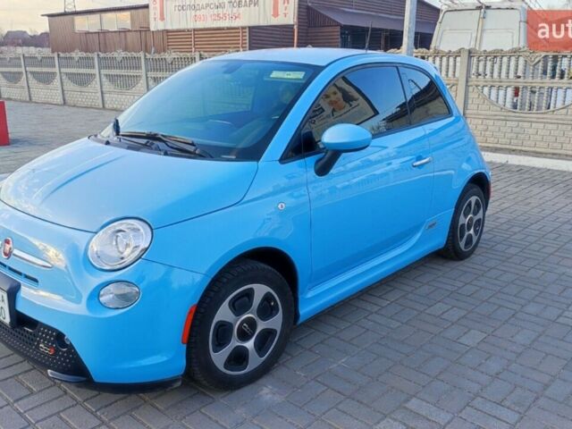 Синий Фиат 500e, объемом двигателя 0 л и пробегом 48 тыс. км за 9999 $, фото 2 на Automoto.ua