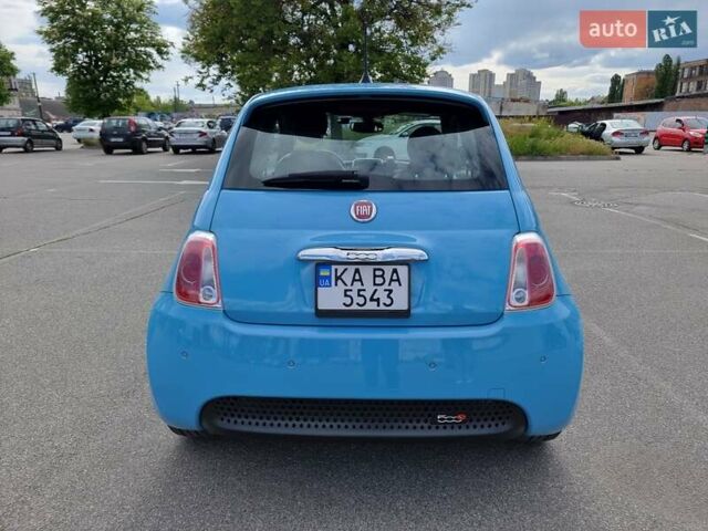Синий Фиат 500e, объемом двигателя 0 л и пробегом 57 тыс. км за 7250 $, фото 8 на Automoto.ua
