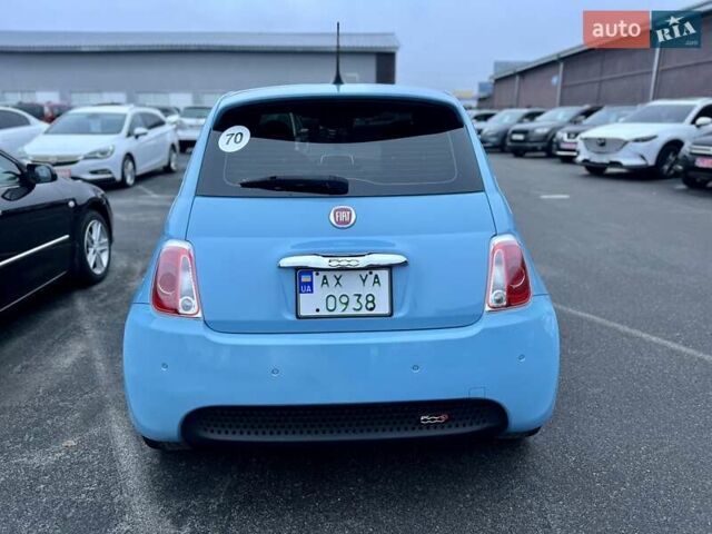 Синій Фіат 500e, об'ємом двигуна 0 л та пробігом 104 тис. км за 7700 $, фото 4 на Automoto.ua