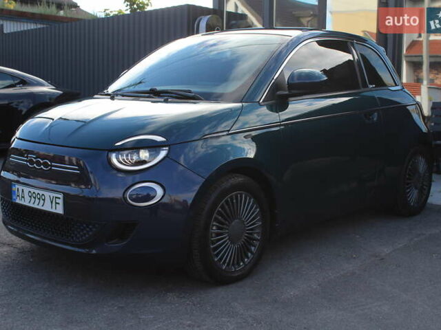 Синий Фиат 500e, объемом двигателя 0 л и пробегом 28 тыс. км за 14800 $, фото 1 на Automoto.ua