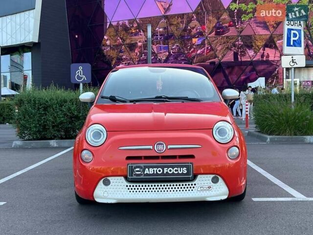 Оранжевый Фиат 500e, объемом двигателя 0 л и пробегом 123 тыс. км за 5690 $, фото 1 на Automoto.ua